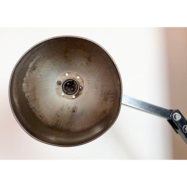 Industrial Adjustable Wall Lamp in Black from Memlite, 1960s For Sale - Image 11 of 18