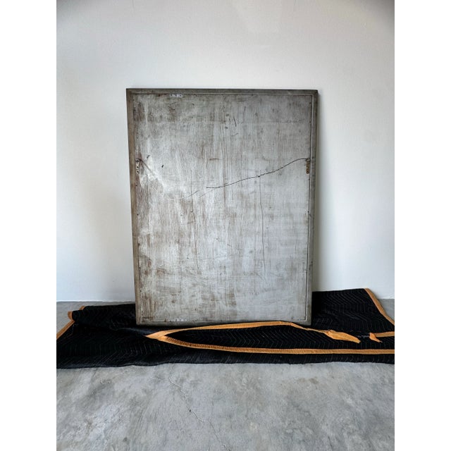 Large Vintage Hollywood Regency Style Beveled Glass Wall Mirror/ Sold For Sale - Image 12 of 12