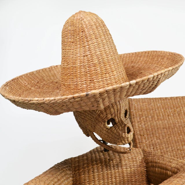 Boho Chic Rare Life and Death Settee by Mario Lopez Torres For Sale - Image 3 of 11