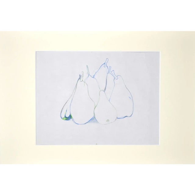 The Pears is original drawing in pastel on paper realized by Herta Hausmann. With the stamp of ''Atelier Herta Hausmann''...