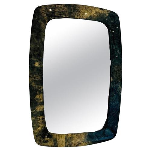Goatskin Mirror by Aldo Tura, 1960 For Sale - Image 12 of 12