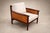 1960s Brazilian Modern Armchair in Rosewood, Leather & Linen, Fatima, 1960s For Sale - Image 5 of 18