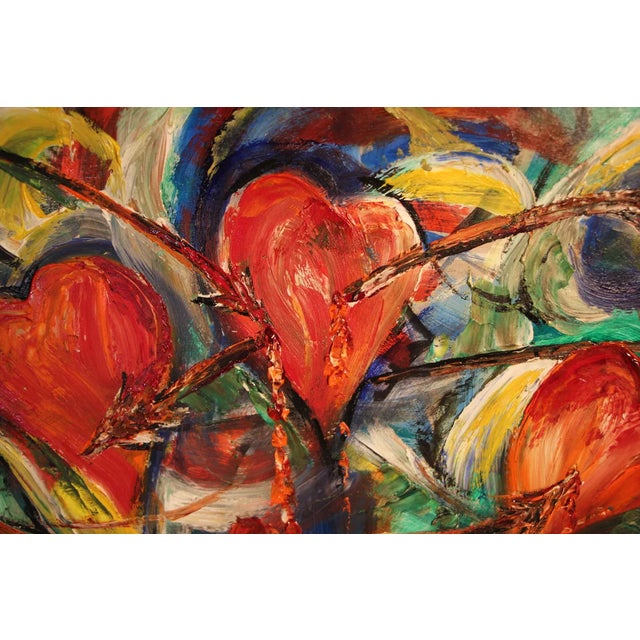 Wolfgang Heinz Unger, Abstract Composition, 2003, Oil on Cardboard, Framed For Sale - Image 4 of 8