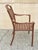 Metal Late 20th Century Cast Aluminum Basket Weave Lattice Rattan Metal Patio Outdoor Arm Chair For Sale - Image 7 of 10