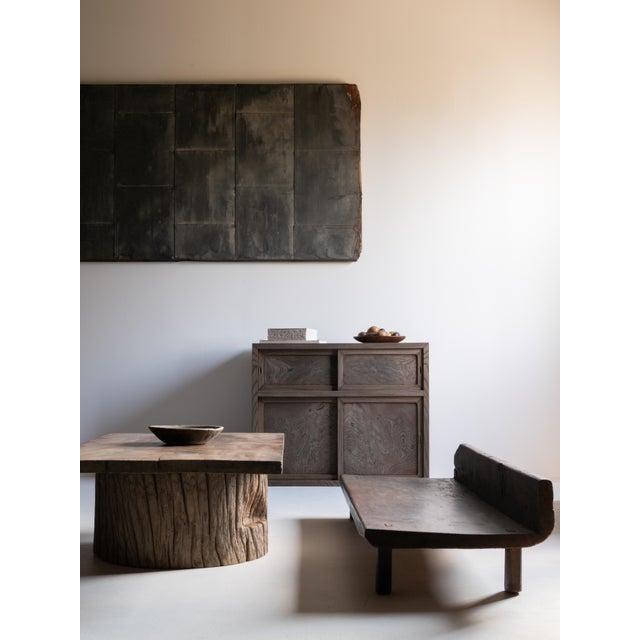 Japanese Japanese Antique Tin Door "Wall Decoration" 1860s-1900s / Wabi Sabi For Sale - Image 3 of 14