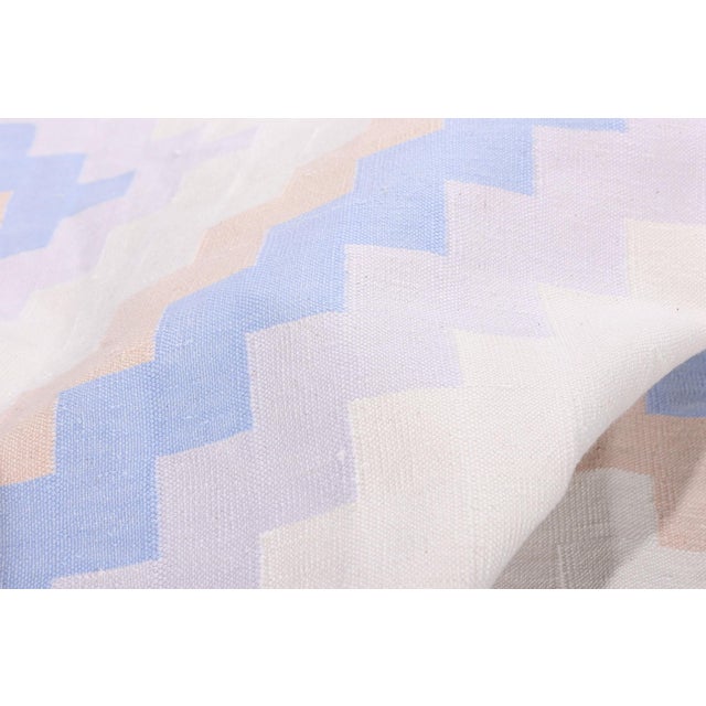 Vintage Indian Dhurrie Rug, 10'00 X 14'00 For Sale In Dallas - Image 6 of 10