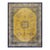 1920s Yellow Classic Greek Key Medallion Antique Chinese Peking Carpet 9'' X 12' For Sale