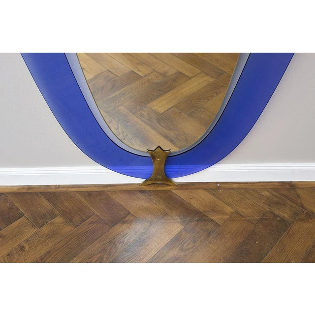 Large Mirror from Cristal Art, 1950s For Sale - Image 9 of 11