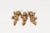Mid-Century Set of 3 French Gold Leaf Cherub Wall Hangings For Sale - Image 14 of 15