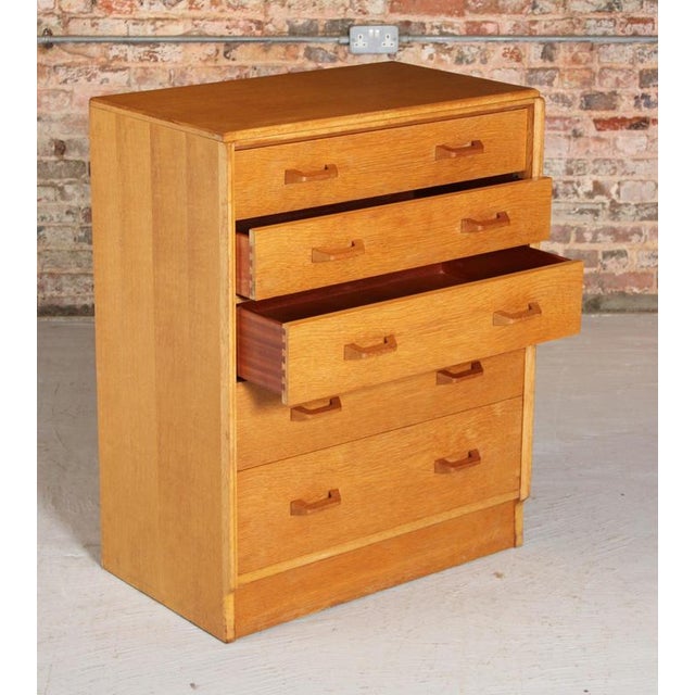 Mid-Century Oak Brandon Chest of Drawers from G-Plan, 1950s For Sale - Image 9 of 11