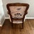 Wood Schumacher Lotus Garden Upholstered Bergere Chair For Sale - Image 7 of 8