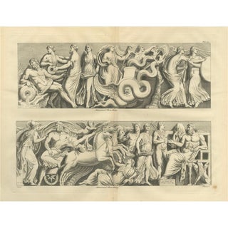 Montfaucon, Classical Frieze, 1721, Print For Sale