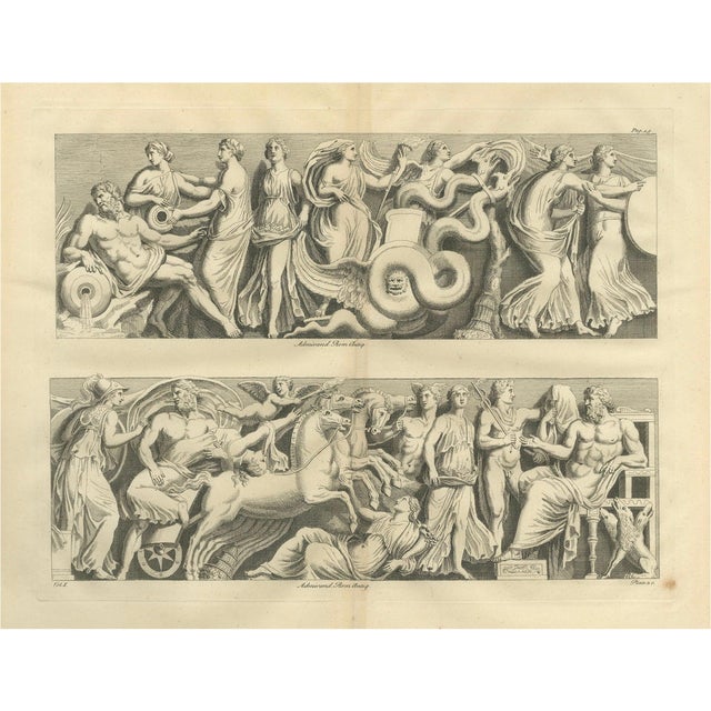 Montfaucon, Classical Frieze, 1721, Print For Sale