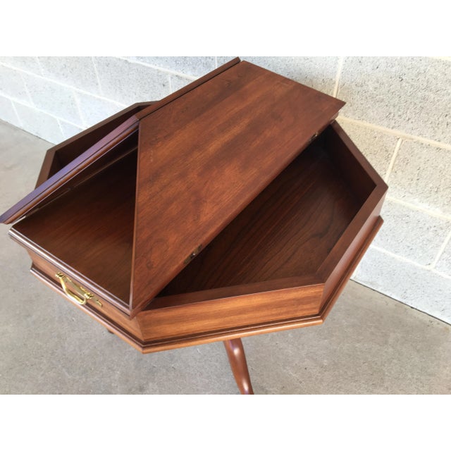 Henkel Harris Henkel Harris Solid Cherry Jefferson Table - Finish 24 For Sale - Image 4 of 11