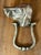 Vintage Solid Brass Dog Door Knocker For Sale - Image 6 of 6