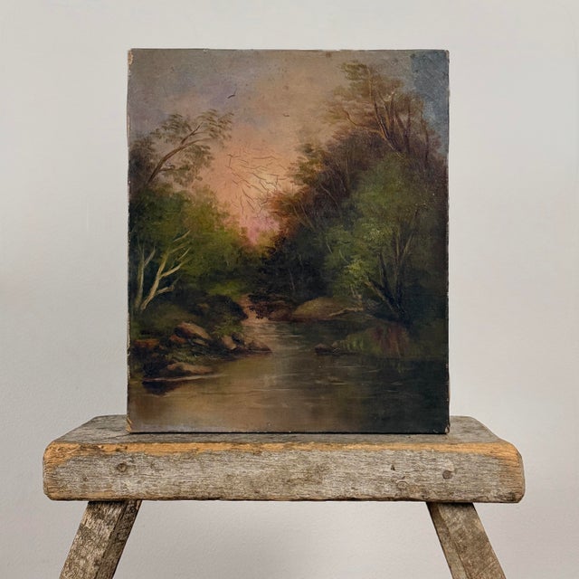 Medium: Oil on canvas Nationality/Style: American, Hudson River School, circa 1860–1890 Dimensions: 10" W x 12" H Frame:...