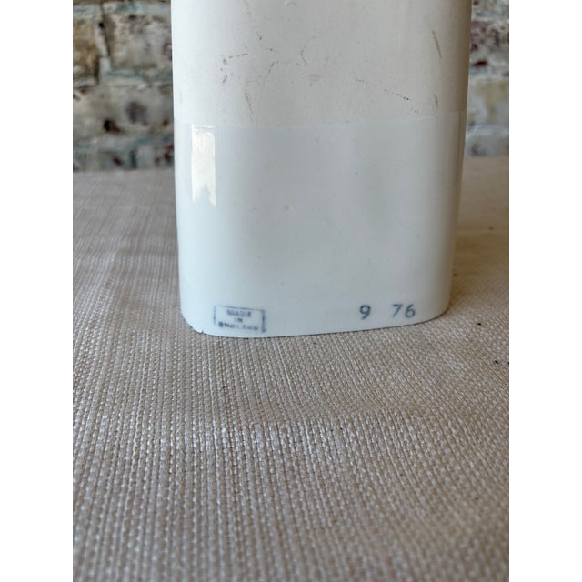 White Vintage Porcelain Glove Mold – Industrial Display Hand (1976, Made in England) For Sale - Image 8 of 8