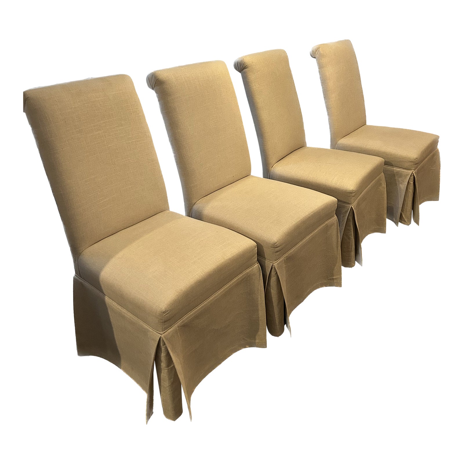 Custom Upholstered Dining Chairs Set of 4 Chairish