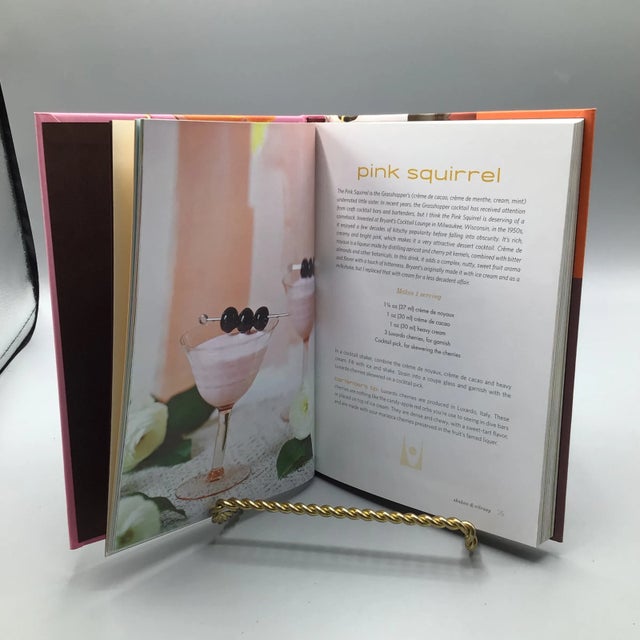 Pink and White Polka Dot Martini Glasses With Mod Cocktail Book - Set of 9 For Sale - Image 12 of 12