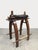 Vintage Brutalist Egyptian Camel Saddle Bar Stools, 1940s, Set of 5 For Sale - Image 4 of 8