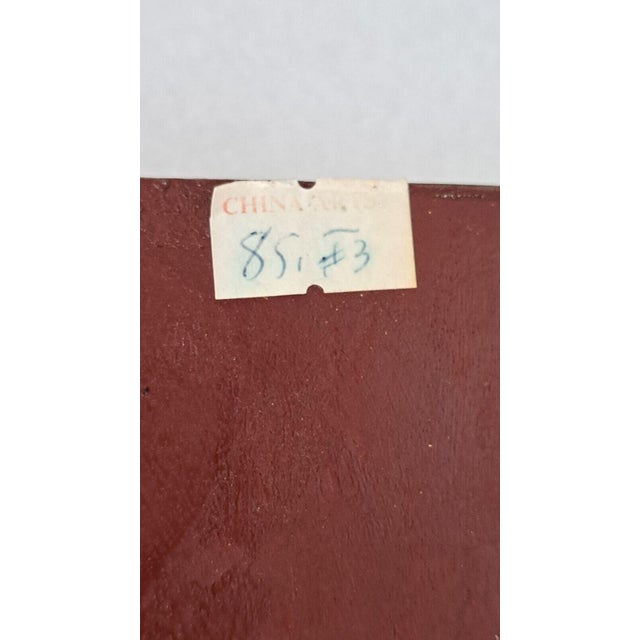 Vintage Chinese Gilt Lacquer Wood Wall Panel Deep Carving Warriors Battle Scene For Sale - Image 11 of 11