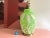 Bright Green 1970s Green Palm Ginger Lamp & Shade For Sale - Image 8 of 18