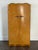 Mid-Century Modern Vintage Art Deco 1940's Burl-Wood Armoire For Sale - Image 3 of 18