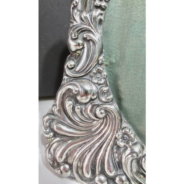 Edwardian Sterling Silver Photo Frame Circa 1900 For Sale - Image 9 of 14