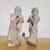 18th Century Candle-Bearing Angels in Marble, Set of 2 For Sale - Image 13 of 18