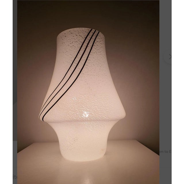 Murano Glass Table Lamp by Vistosi, Italy, 1950s For Sale - Image 6 of 13