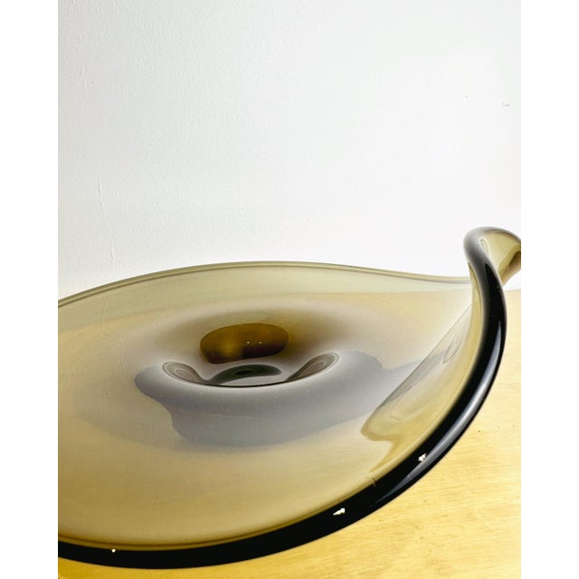 Bowl by Bengt Orup for Johansfors, 1950s, in Very Good conditions. Designed 1950 to 1959 This piece has an attribution...