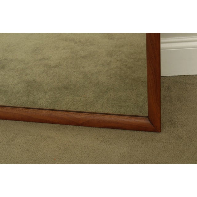 Kipp Stewart Mid Century Modern Walnut Frame Wall Mirror For Sale In Philadelphia - Image 6 of 13
