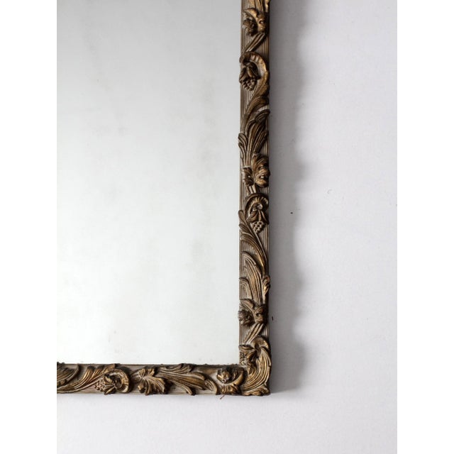 Late 18th Century Antique Louis XV Gilt Gold Wall Mirror Rococo Frame For Sale - Image 5 of 11