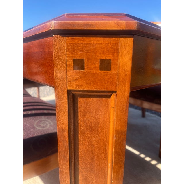 1970s 1970s Attributed to Thomasville American Expressions Dining Table and Chairs For Sale - Image 5 of 12