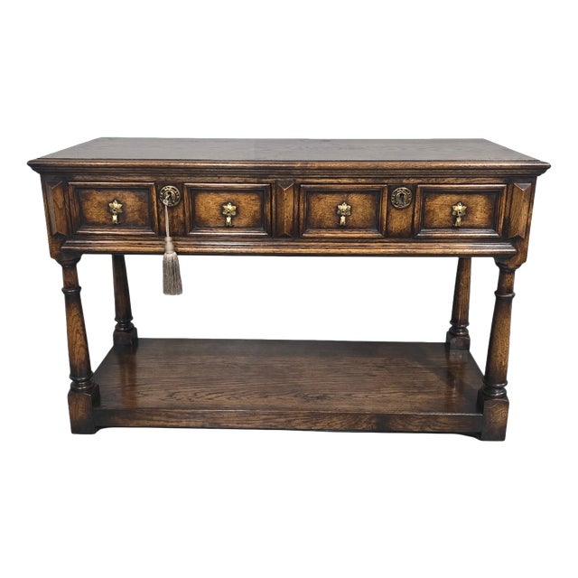 Oak Sideboard with Dresser Base, 1920 For Sale