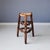 Wood French Tripod Wood and Rush Stool, 1950s For Sale - Image 7 of 7