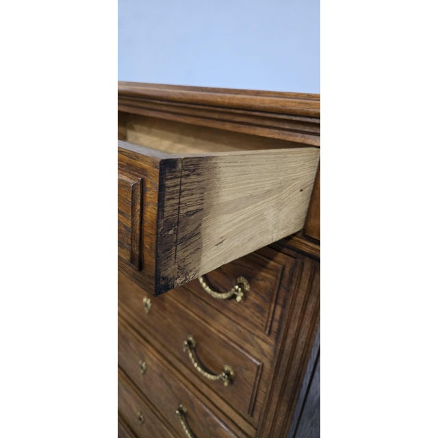 Antique French Oak Chest of Drawer, 1900 For Sale - Image 13 of 16