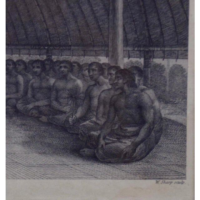 18th Century "King of the Friendly Islands" (Tonga); Engraving by John Webber From Captain Cook's 3rd Voyage, 1784 For Sale - Image 5 of 6