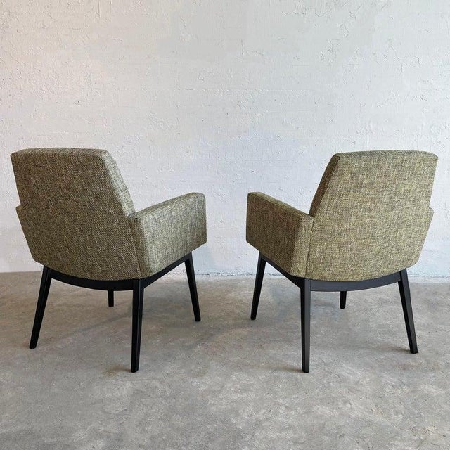 1960s Mid-Century Modern Upholstered Armchairs by Jens Risom - Set of 2 For Sale In New York - Image 6 of 9