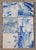 Antique 18th Century Portuguese Scenic Baroque Tiles with Foliage & Landscape Elements, Antique Set of 6 Circa: 18th...