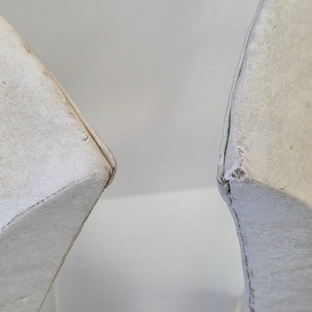 1950s Vintage Bridge Armchairs in Beech and Skai, 1950s, Set of 2 For Sale - Image 5 of 14