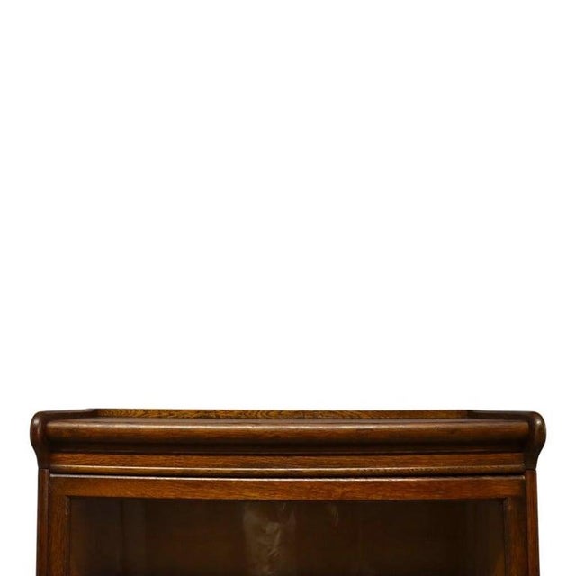 Arts & Crafts Widman Arts & Crafts Oak 4-Stack Barrister Bookcase Signed C1920 For Sale - Image 3 of 16