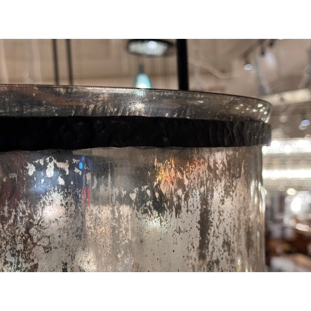 Metal Chapman & Myers for Visual Comfort Lorford Smoke Bell Lantern For Sale - Image 7 of 12