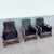 Chinese Rosewood With Mother of Pearl Inlay Lounge Chairs - Set of 3 For Sale - Image 4 of 12