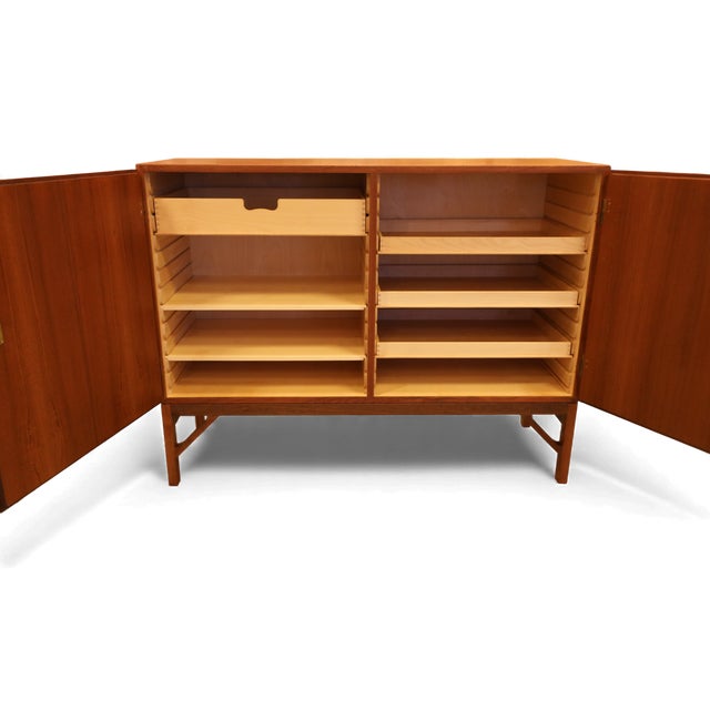 Vintage China Cabinet in Teak by Børge Mogensen for C.M. Madsen, 1950s For Sale - Image 9 of 18