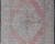 Measures: 7'8 x 13'5 Turkish Vintage Oushak Rug with Geometric Design With A Soft Coral Color. Country of Origin: Turkey;...