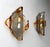 Pair of Sconces Amber Murano Glass by Mazzega, Italy, 1970s For Sale - Image 10 of 12