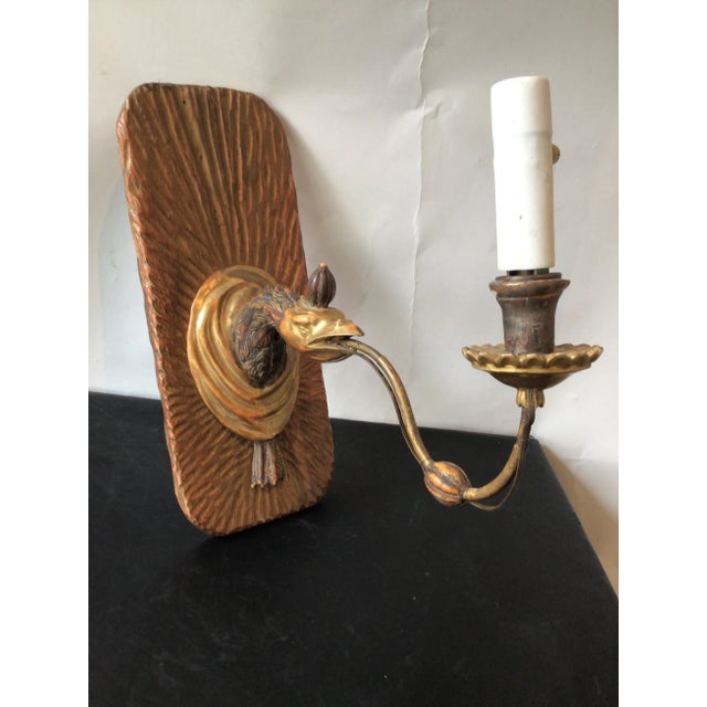 Traditional 1890s Giltwood Eagle Sconce For Sale - Image 3 of 11