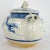Chinese Large Chinese Blue and White Porcelain Floral Tea Pot C. 1900 For Sale - Image 3 of 13