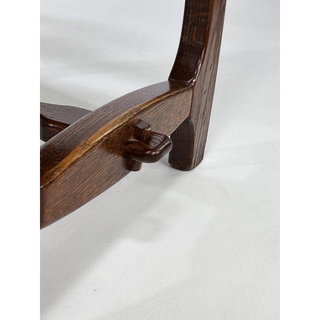 Wood Dining Chairs in Wood and Seated in Braided Straw by Guillerme Et Chambron for Votre Maison, 1950s, Set of 4 For Sale - Image 7 of 10